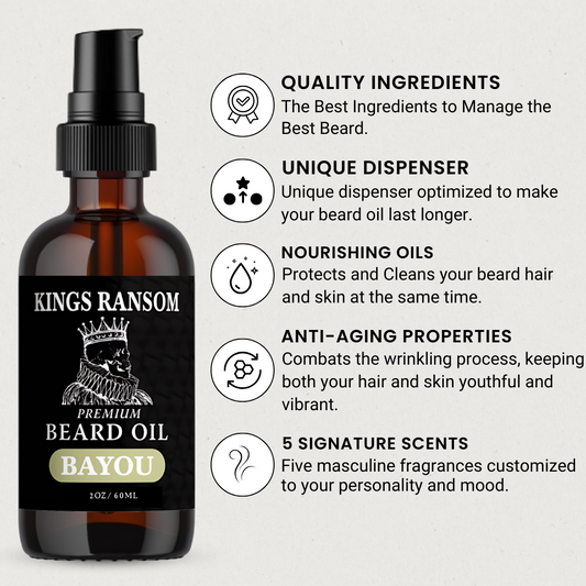 (2 Pack) Luxury Premium Beard Oil